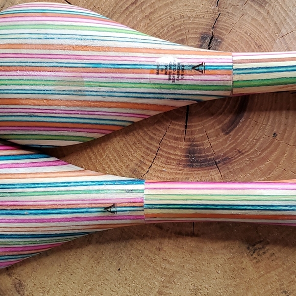 Multicolor Poplar Wood 2 Pc Serving Set - Picture 3 of 7